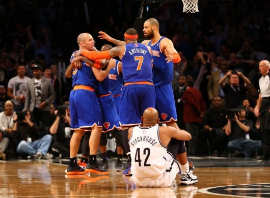  布伦森替补发威尼克斯爆冷击败篮网